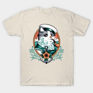 Sailor cat tattoo T-Shirt